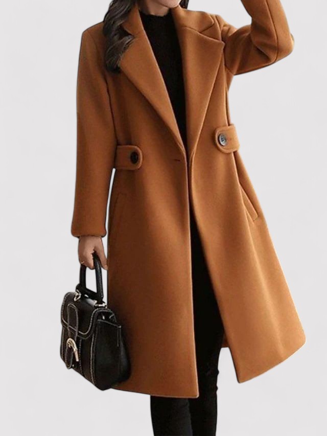 Skyler™ - elegant coat with belt Valrynlondon