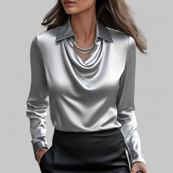 Eliza™ | Satin Blouse Valrynlondon