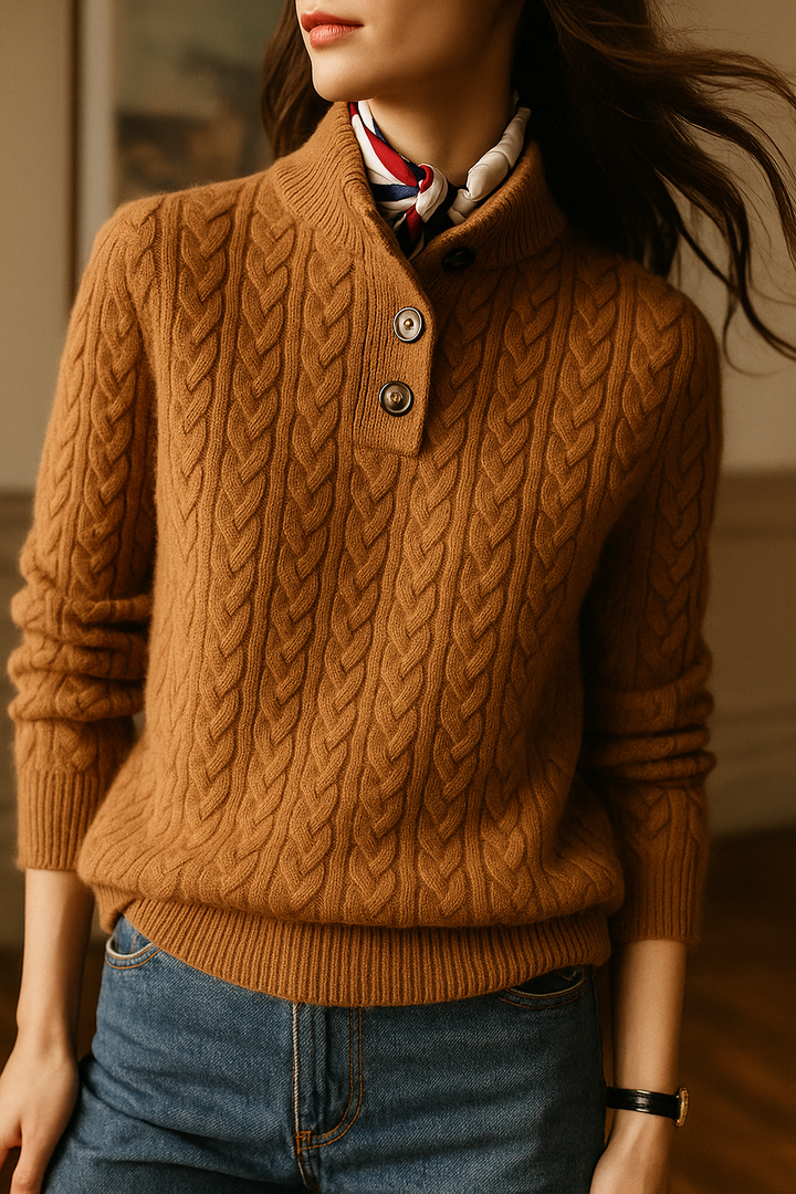 Charlotte™ | Classic Cable Knit Jumper Valrynlondon
