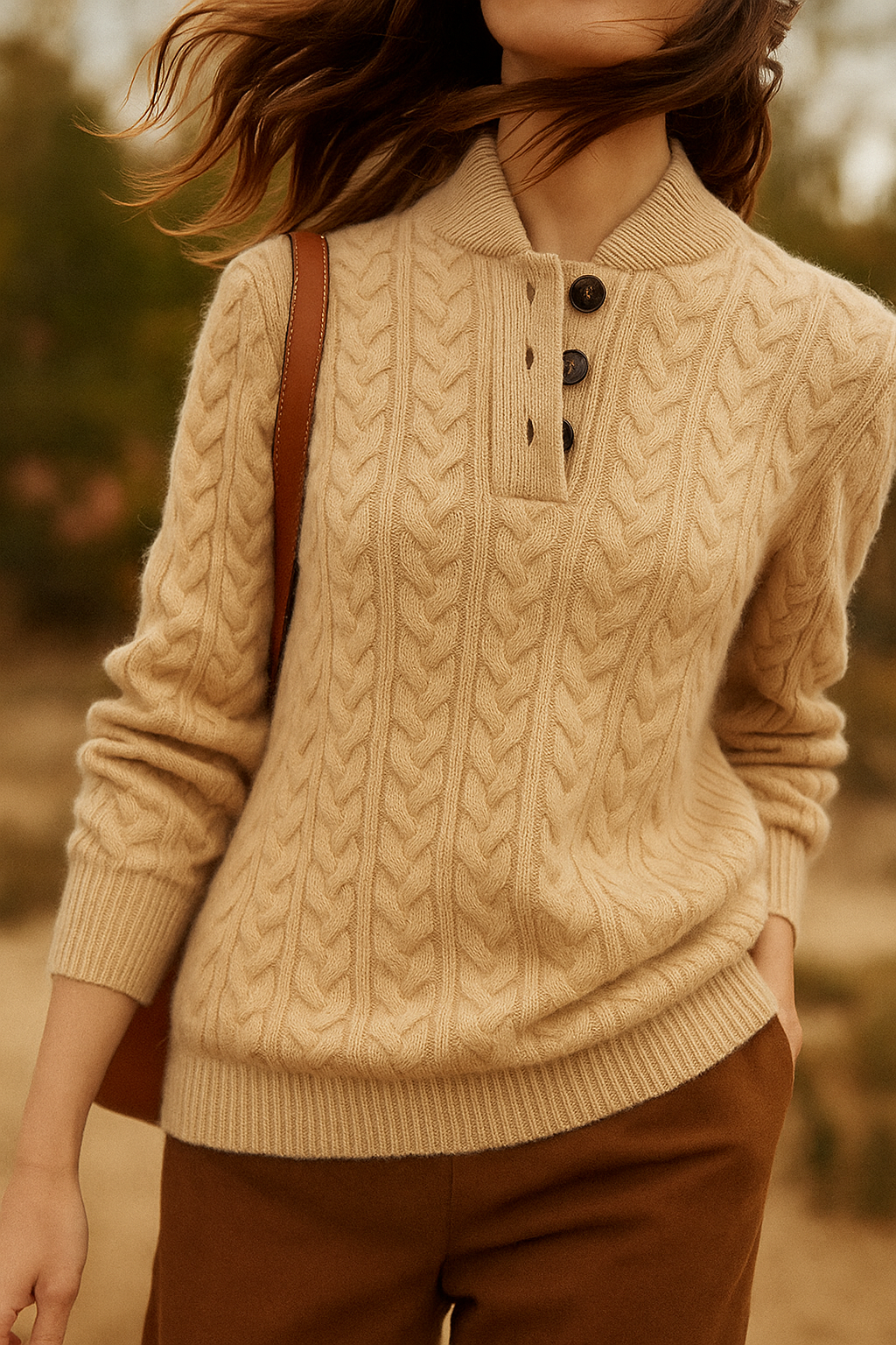Charlotte™ | Classic Cable Knit Jumper Valrynlondon