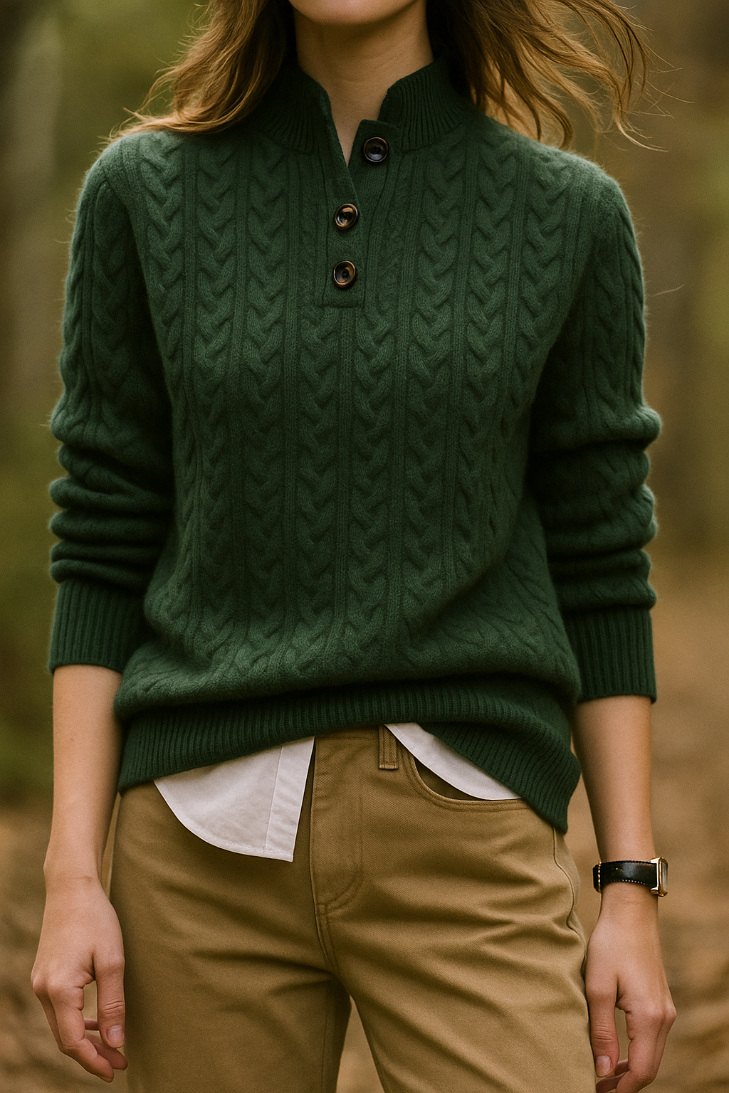 Charlotte™ | Classic Cable Knit Jumper Valrynlondon
