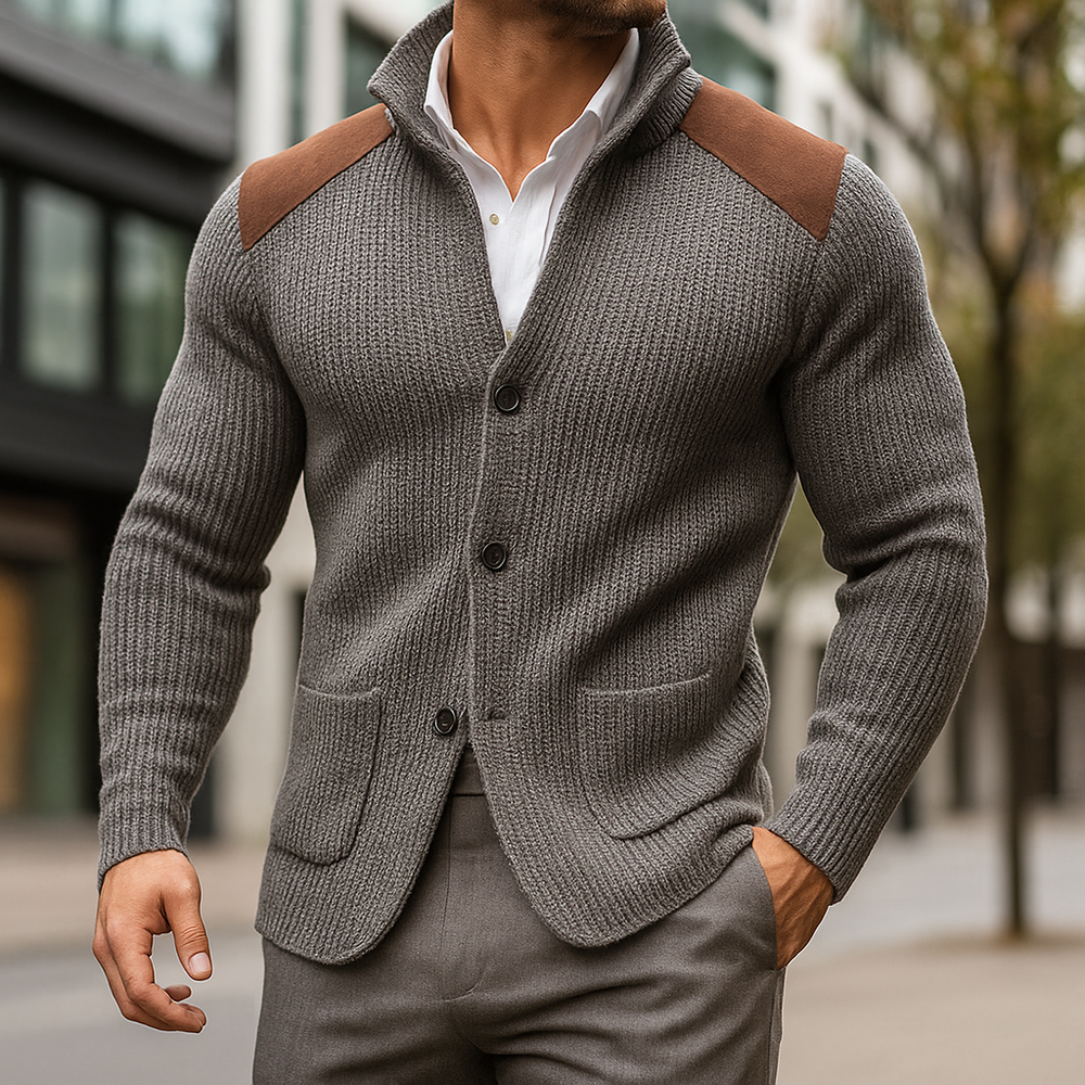 Harrison™ | Cardigan, Smart Warmth, Effortless Style Valrynlondon