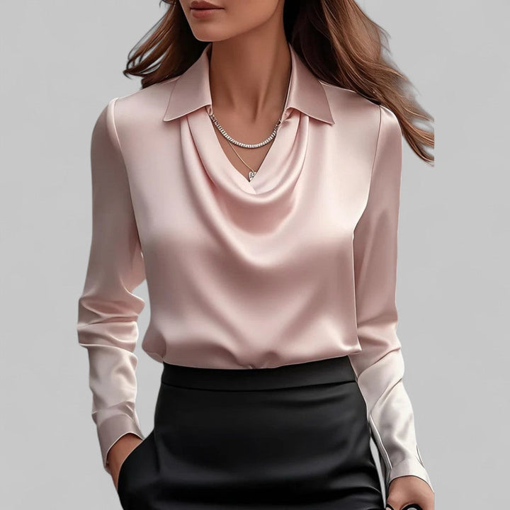 Eliza™ | Satin Blouse Valrynlondon