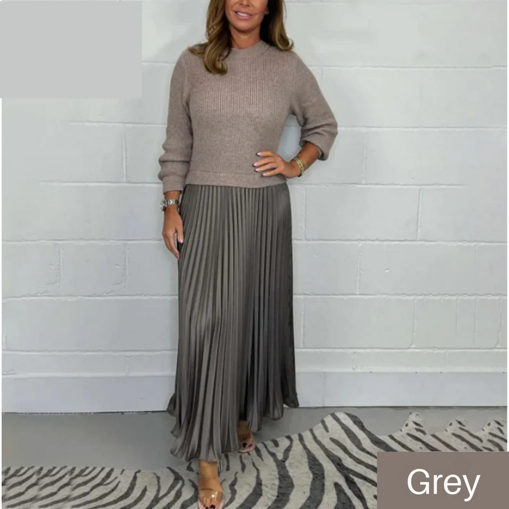 Helena™ | Maxi Dress (Sweater & Skirt Set) Valrynlondon