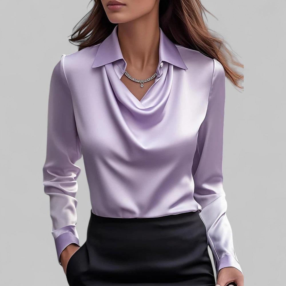 Eliza™ | Satin Blouse Valrynlondon