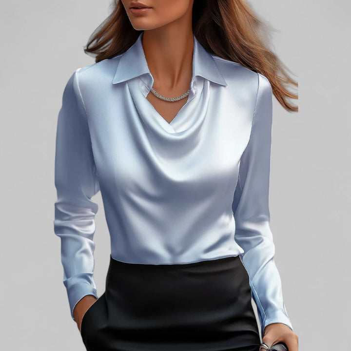 Eliza™ | Satin Blouse Valrynlondon