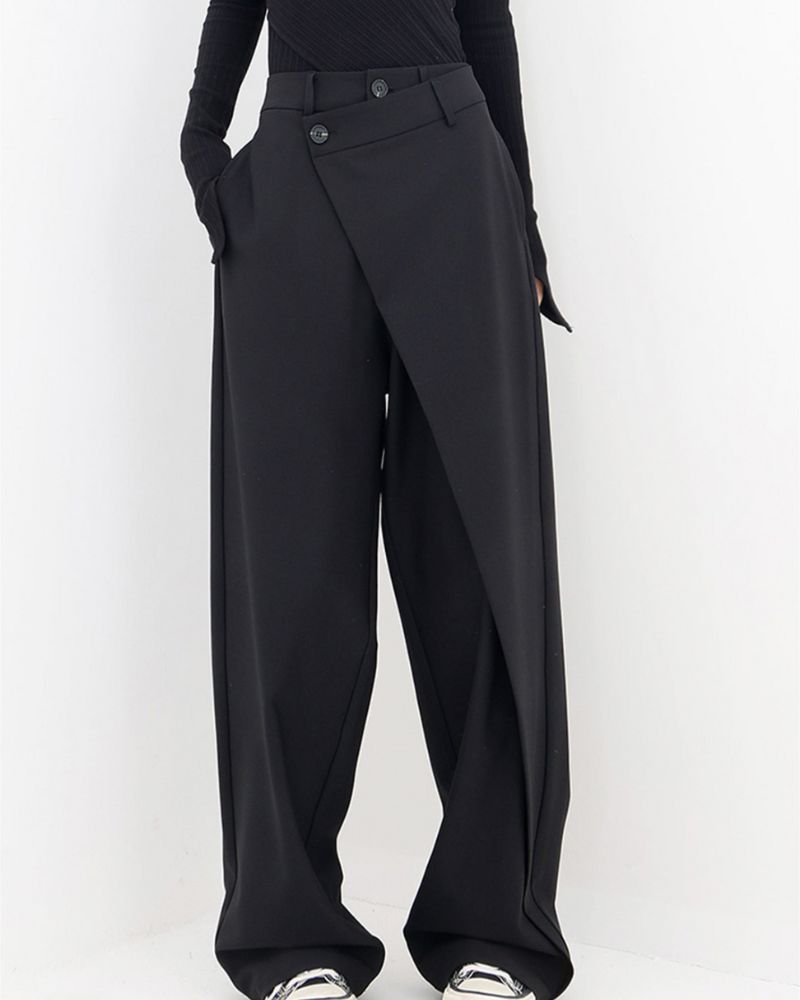 MADDA - Asymmetrical Baggy Trousers Valrynlondon