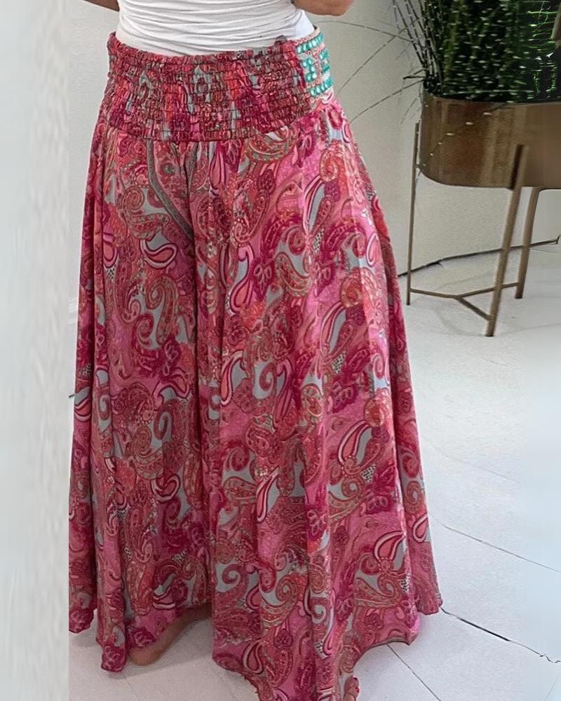 AIRES - FLOWY BOHO PANTS Valrynlondon