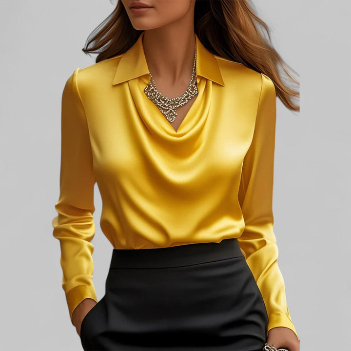 Eliza™ | Satin Blouse Valrynlondon