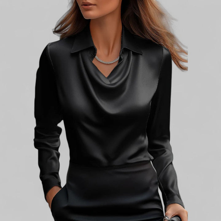 Eliza™ | Satin Blouse Valrynlondon