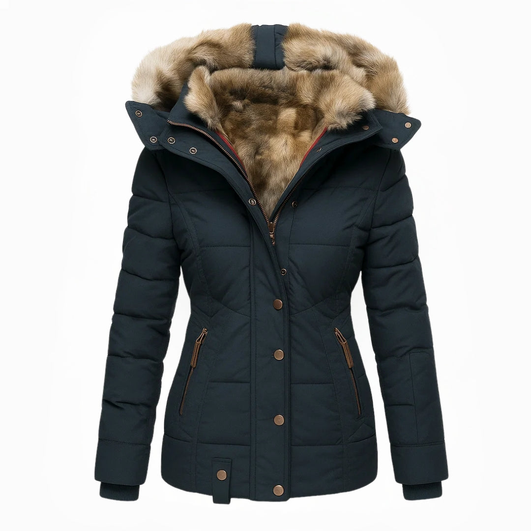 Isabelle™ | Luxe Fur-Lined Winter Coat Valrynlondon