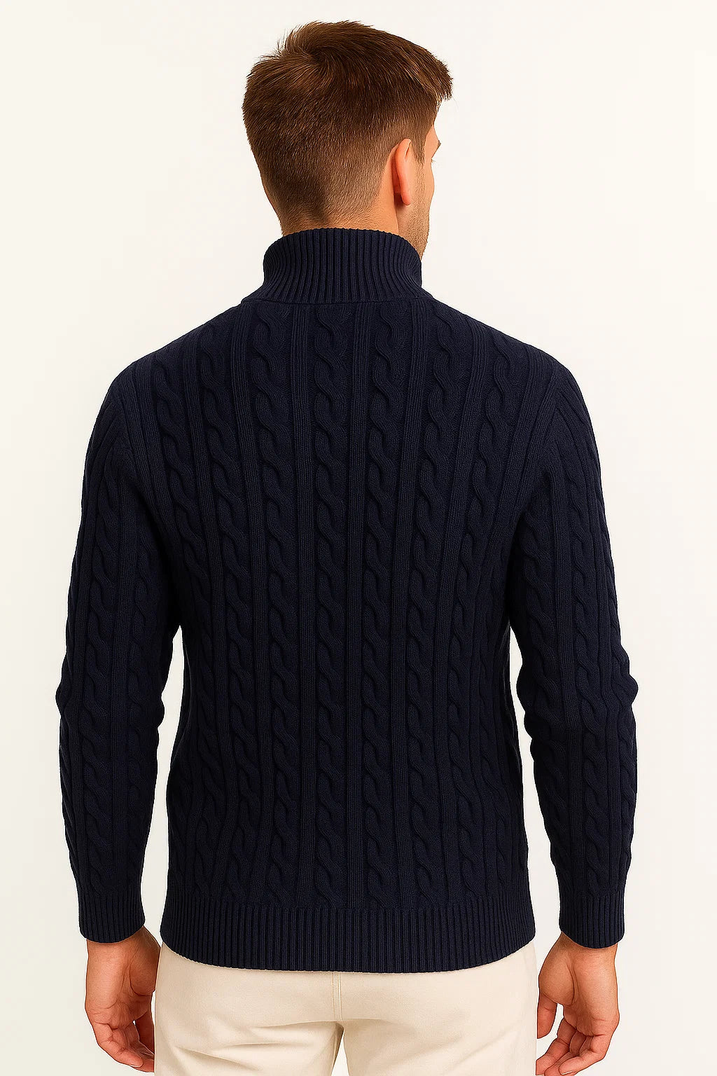 Harrington™ | Cable Knit Quarter-Zip Jumper Valrynlondon