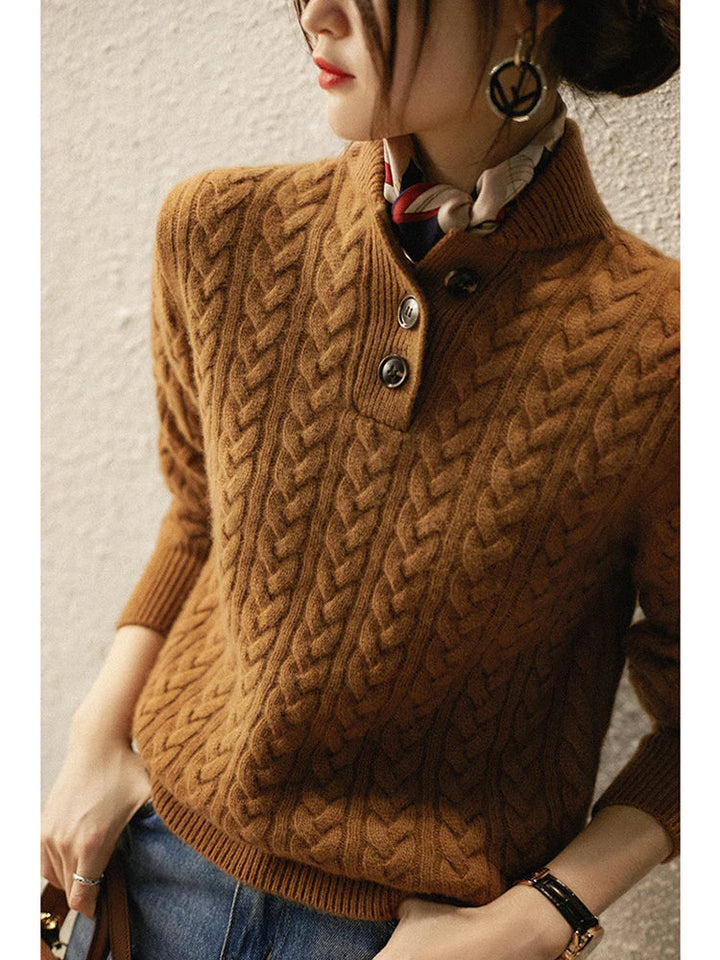 Charlotte™ | Classic Cable Knit Jumper Valrynlondon