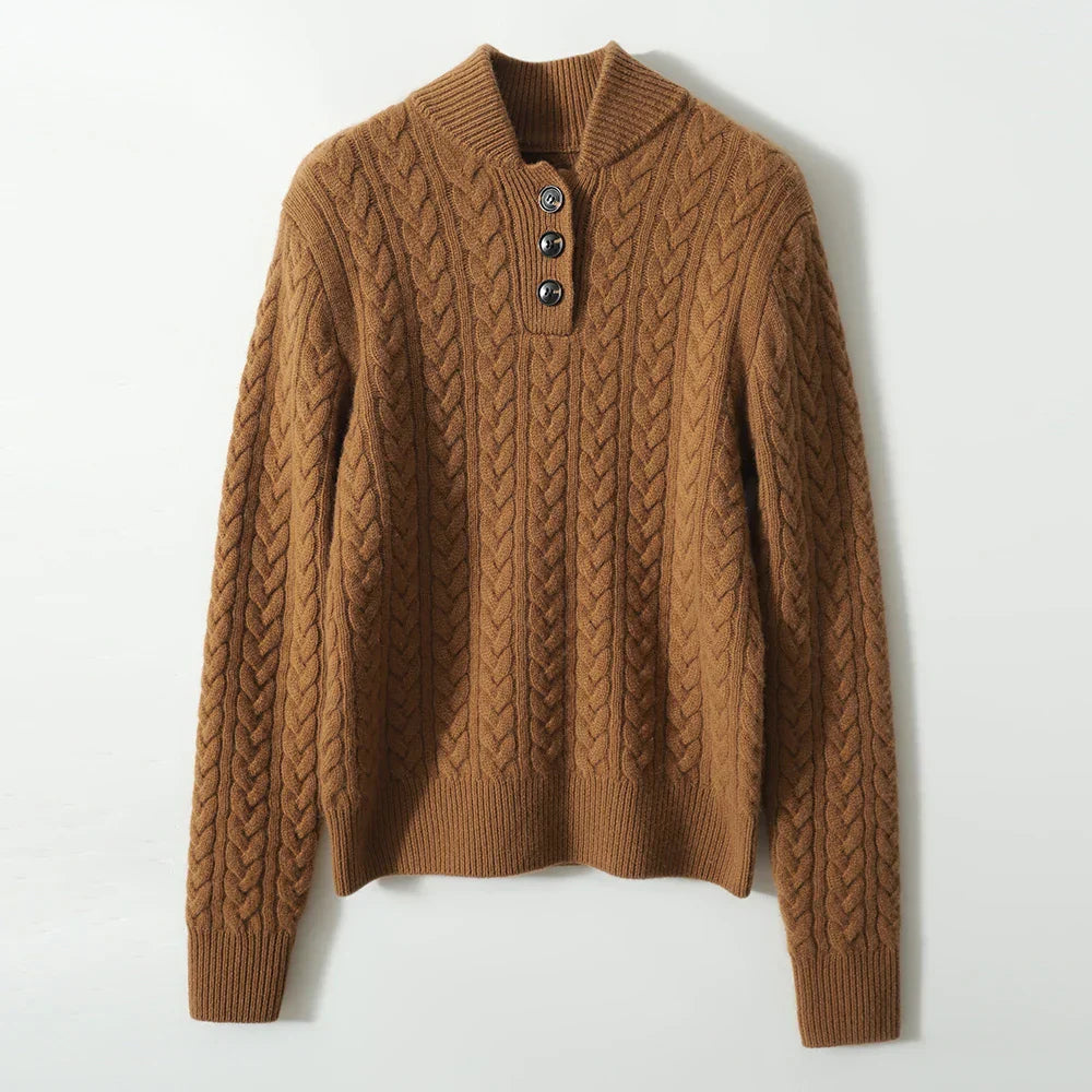 Charlotte™ | Classic Cable Knit Jumper Valrynlondon