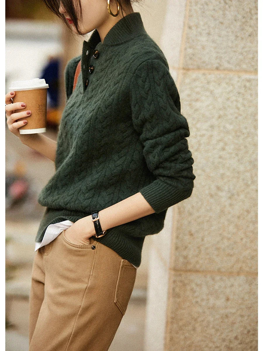 Charlotte™ | Classic Cable Knit Jumper Valrynlondon