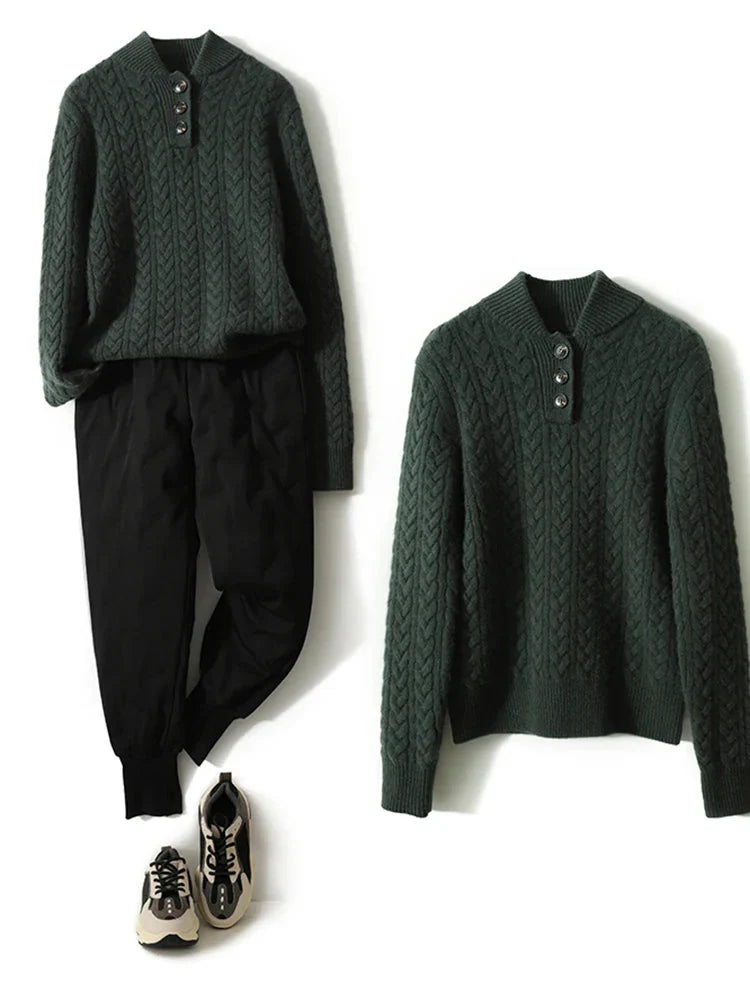 Charlotte™ | Classic Cable Knit Jumper Valrynlondon