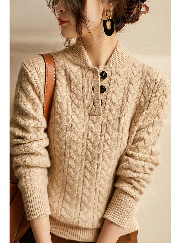 Charlotte™ | Classic Cable Knit Jumper Valrynlondon