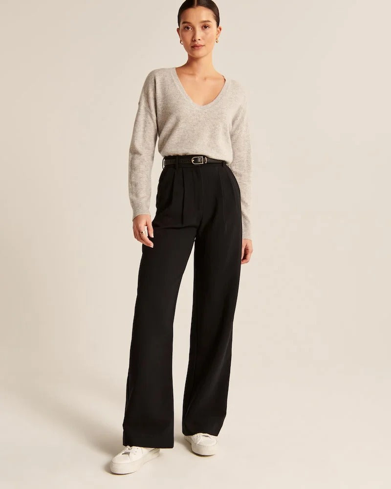 Tailored Wide-Leg Pants Valrynlondon