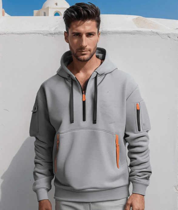 Artemis™ | Utility Half-Zip Hoodie Valrynlondon