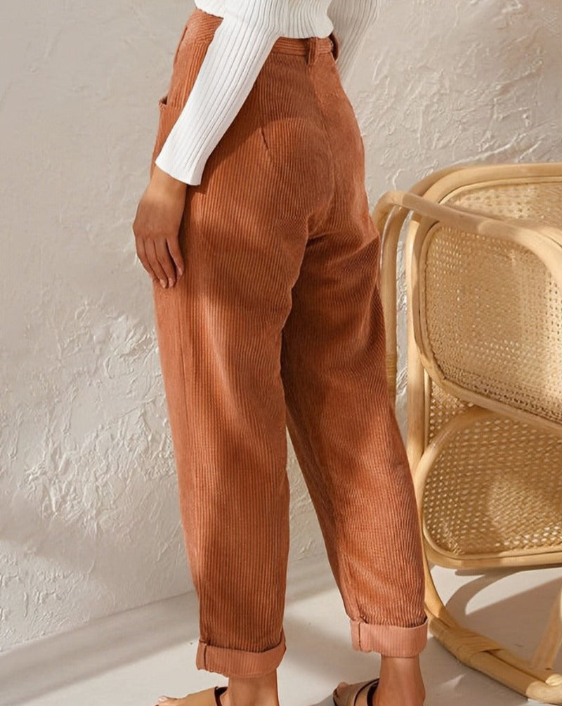 JENA - Stylish corduroy trousers Valrynlondon